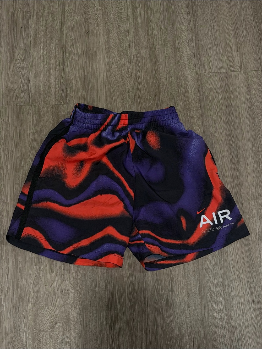 Nike AIR Club Flow Festival Shorts Men Sz S Blue/Red